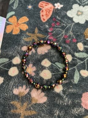 Men’s Iridescent Hematite Bracelet